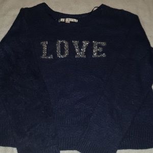 "LOVE" sweater